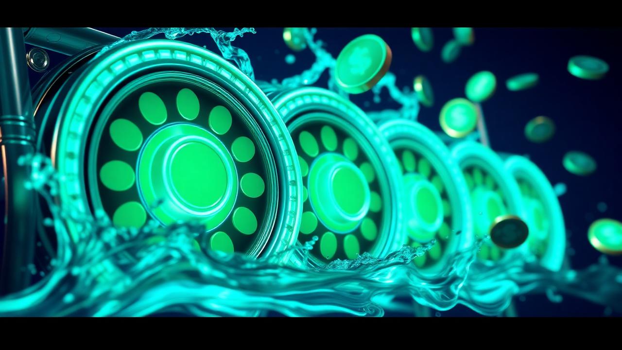 Splash Coins Canada slot reels spinning with bonus symbols